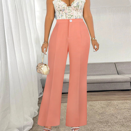 Damen elegante Flared-Hose R&B