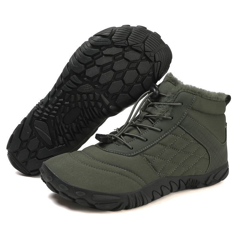 Damen Warme Outdoor-Stiefel mit rutschfester Sohle und praktischem Schnellschnürsystem R&B