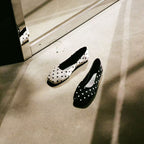 Damen Elegante und modische Ballerinas mit glänzender Oberfläche R&B