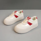 Damen sportliche Plateau-Sneaker mit modischem Design und bequemer Dämpfung R&B
