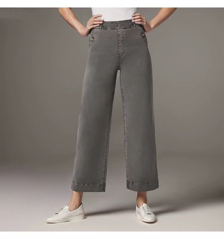 Damen weite Baumwollhose
