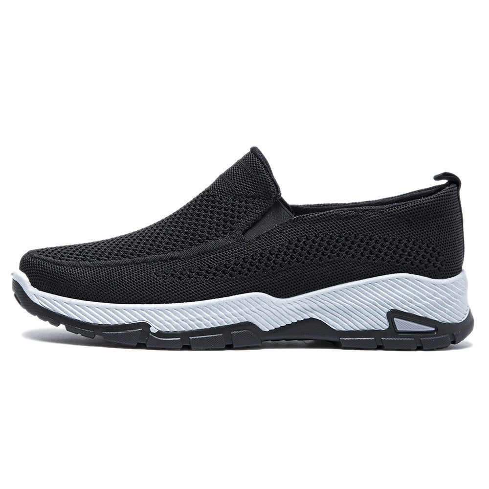 Damen Bequeme Slip-On Sneakers mit atmungsaktiver Oberflächenstruktur R&B