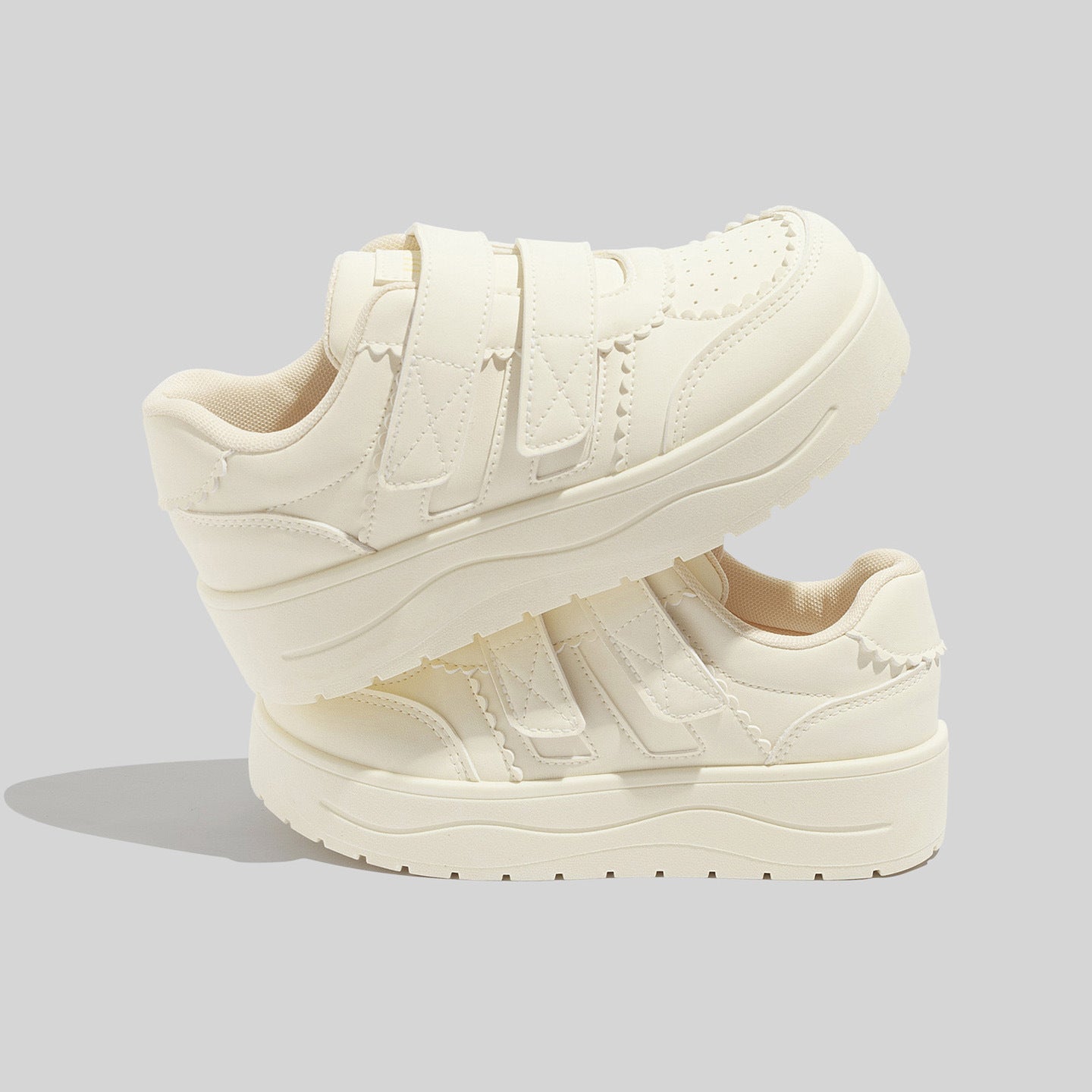 Damen Sportliche Sneaker mit Klettverschluss