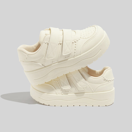 Damen Sportliche Sneaker mit Klettverschluss R&B