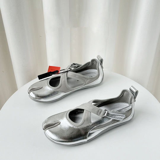 Damen Sportliche Ballerinas mit flexiblem Riemchen und atmungsaktivem Obermaterial R&B