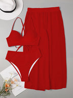 Damen Bikini-Set mit schickem Maxi-Rock