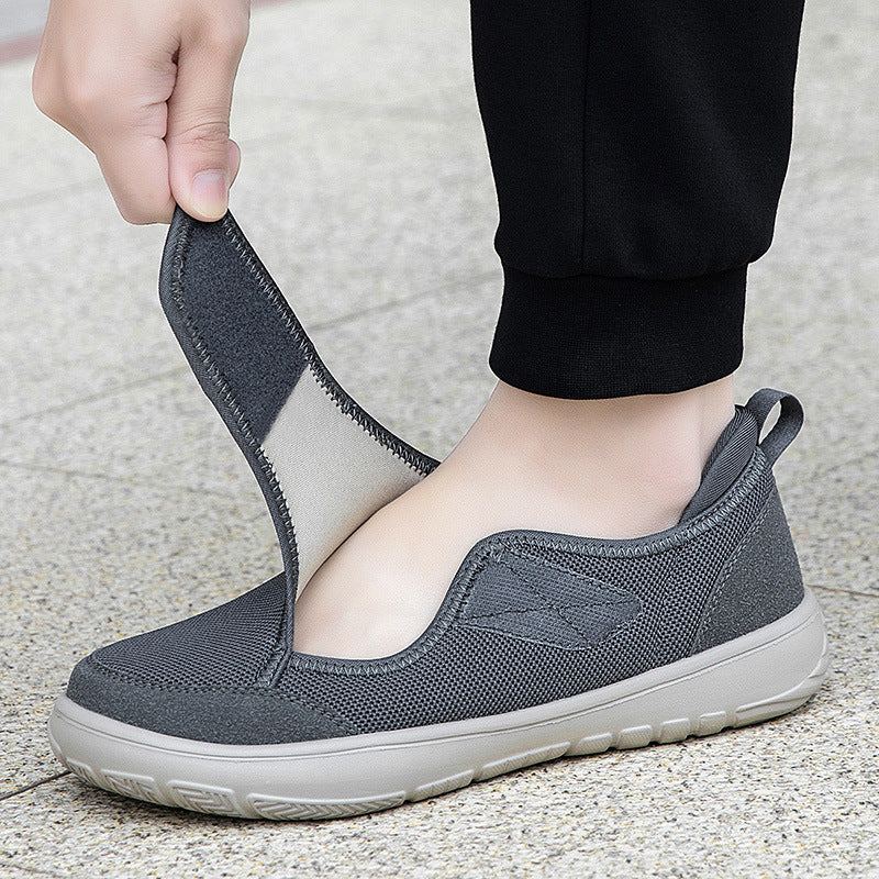 Damen Atmungsaktive und leichte Freizeitschuhe mit flexiblem Klettverschluss R&B