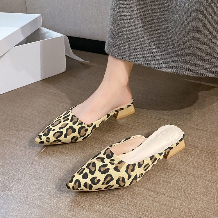 Damen elegante Spitzenschuhe mit offenem Fersenbereich R&B