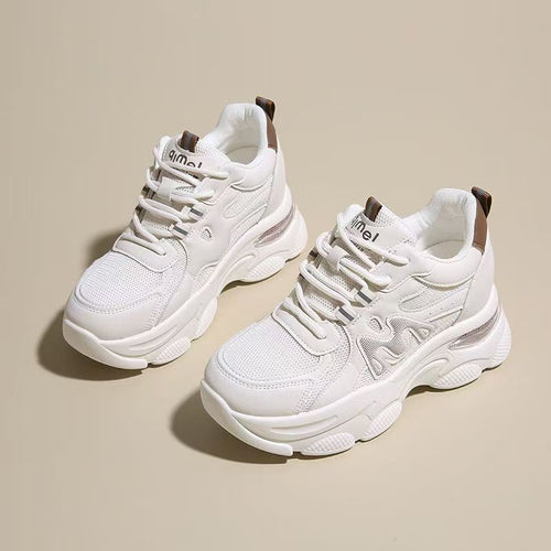 Damen Sportliche Chunky Sneakers mit luftiger Mesh-Oberfläche und ausgeprägtem Profil R&B