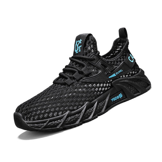 Damen Sportliche Sneakers mit atmungsaktivem Netzoberteil und stoßdämpfender Sohle R&B