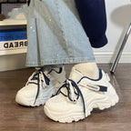 Damen Sportliche Chunky Sneakers mit atmungsaktiver Mesh-Oberfläche und bequemer Dämpfung R&B