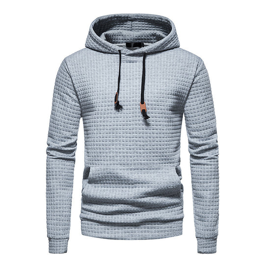 Herren modischer Kapuzenpullover mit strukturierter Oberfläche R&B