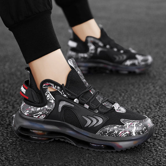 Damen Sportliche Sneaker mit atmungsaktiver Mesh-Oberfläche und innovativem Dämpfungssystem R&B