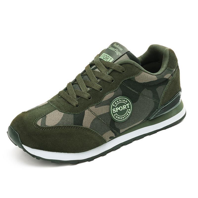 Damen Sportliche Sneaker im Camouflage-Design mit dämpfender Sohle