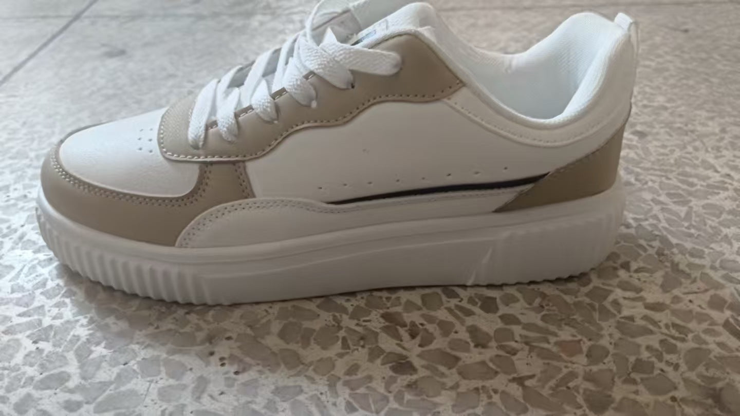 Damen nan Plateau-Sneaker mit besonders dicker Laufsohle und gepolstertem Komfortfußbett R&B