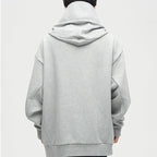 Damen Lässige Oversized Kapuzenpullover mit hochgezogenem Kragen R&B