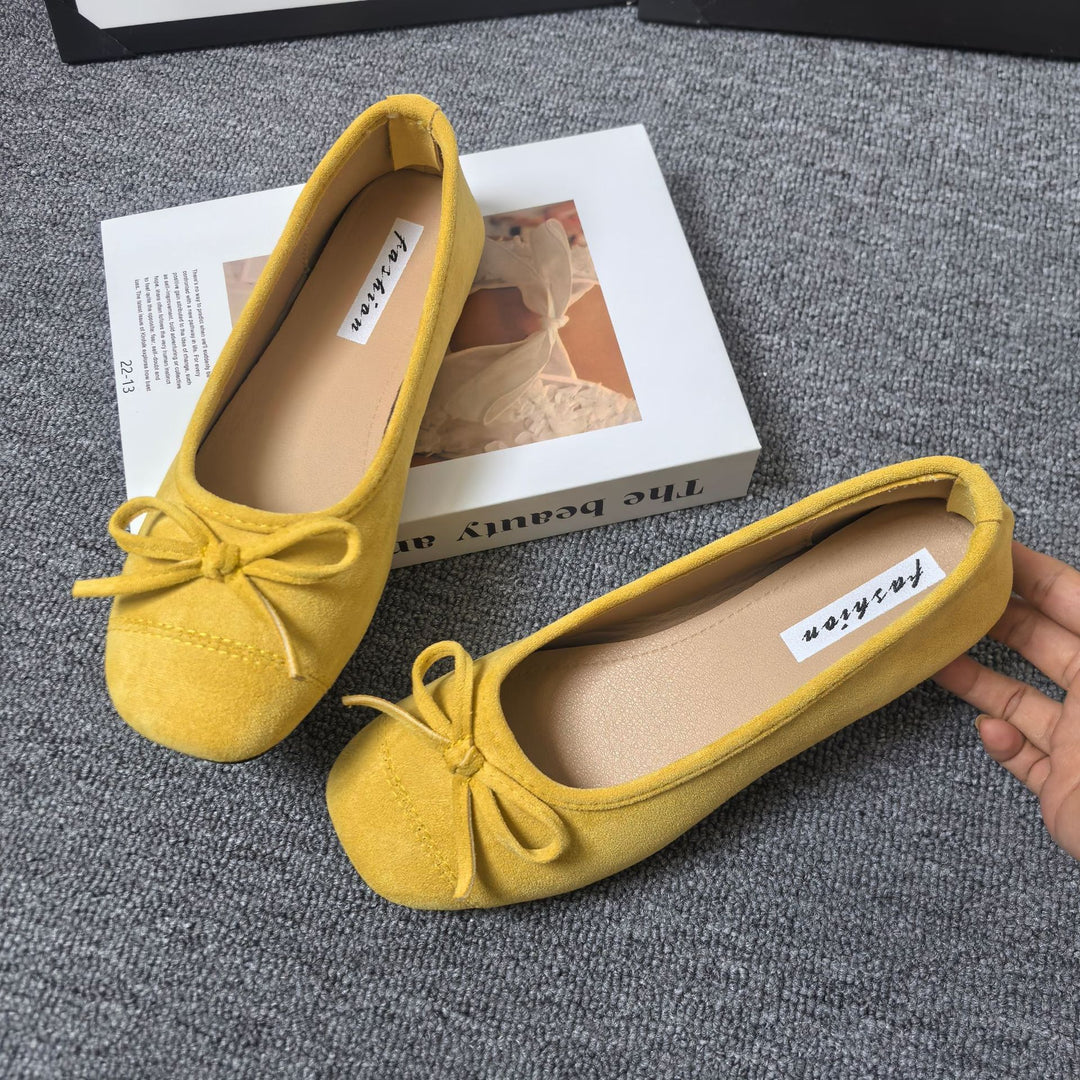 Damen Ballerinas mit elegantem Schleifen-Detail und softem Innenfutter R&B