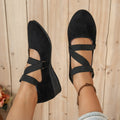 Damen elegante Wedges mit verstellbarem Riemendesign R&B
