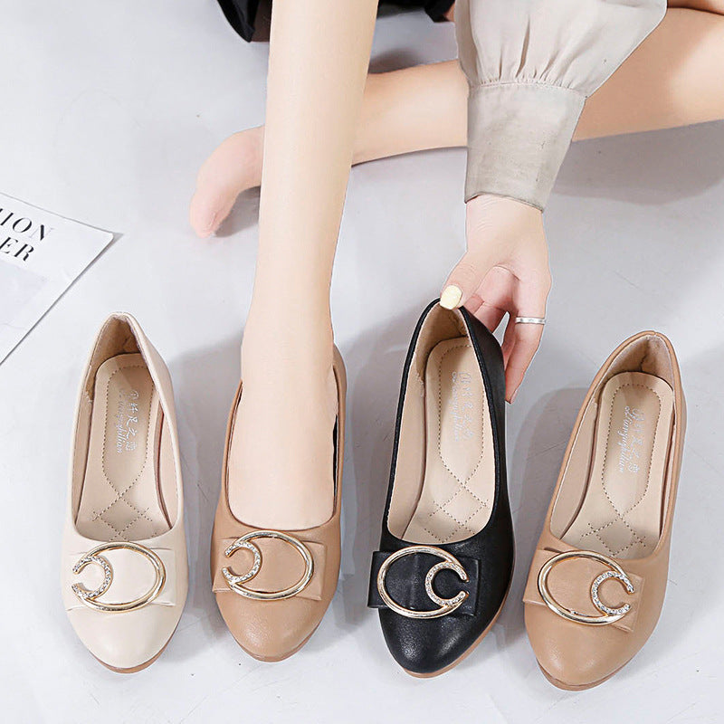 Damen Ballerinas mit dekorativem Schleifen-Detail und elegantem Schmuckelement R&B