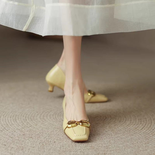 Damen Ballerinas mit elegantem Kettenakzent R&B