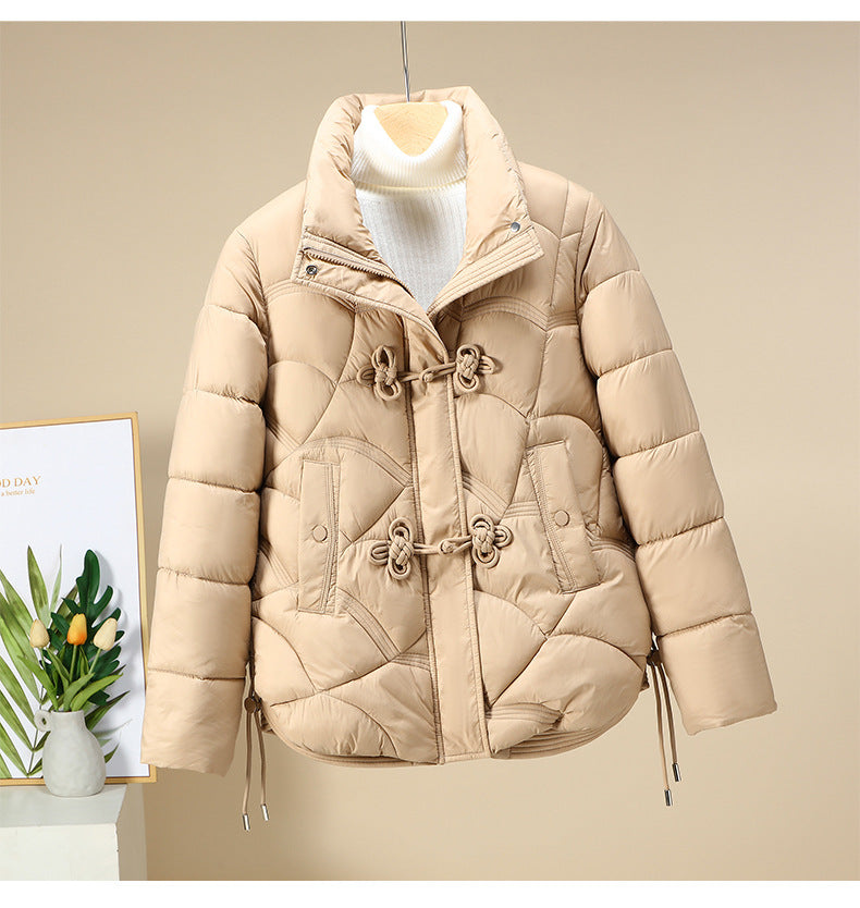 Damen Trendiger gepolsterter Blouson mit praktischen Schnürdetails R&B
