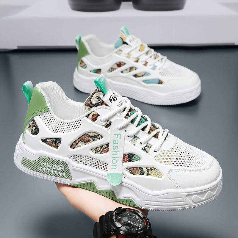 Damen Sportliche Atmungsaktive Sneakers mit modischem Netzdesign