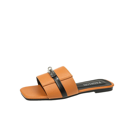 Damen Modische Slip-On Sandalen mit eleganten Riemen und schickem Design R&B