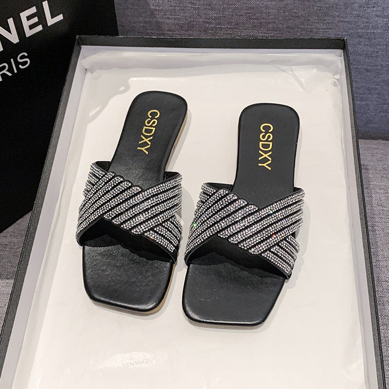 Damen Glitzernde Sandalen R&B
