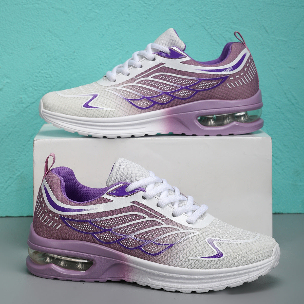 Damen atmungsaktive Laufschuhe mit innovativem Dämpfungssystem R&B