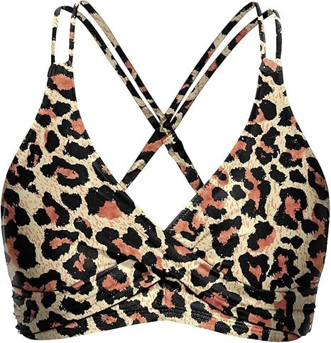 Damen Sportliches Bikinioberteil mit raffiniertem Wickeldesign R&B