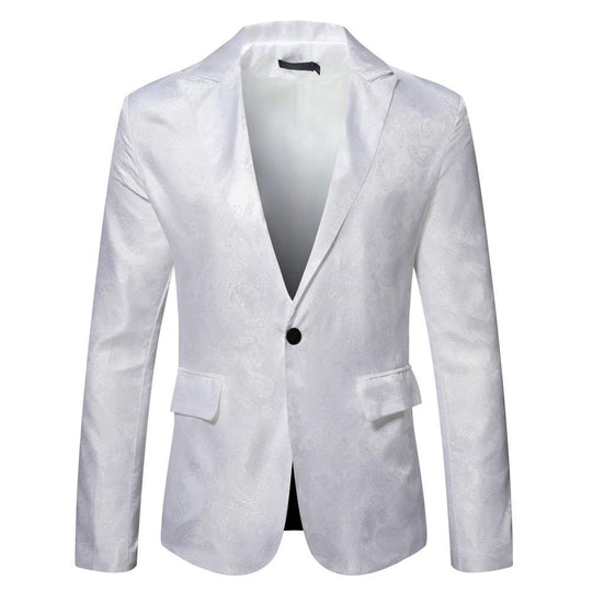 Herren festlicher Blazer mit kunstvollem Muster R&B