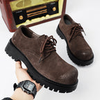 Damen modische Schnürschuhe mit robuster Sohle