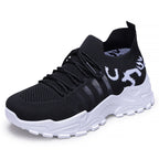 Damen Sportliche Strick-Sneaker mit elastischem Einstieg und rutschfester Sohle R&B
