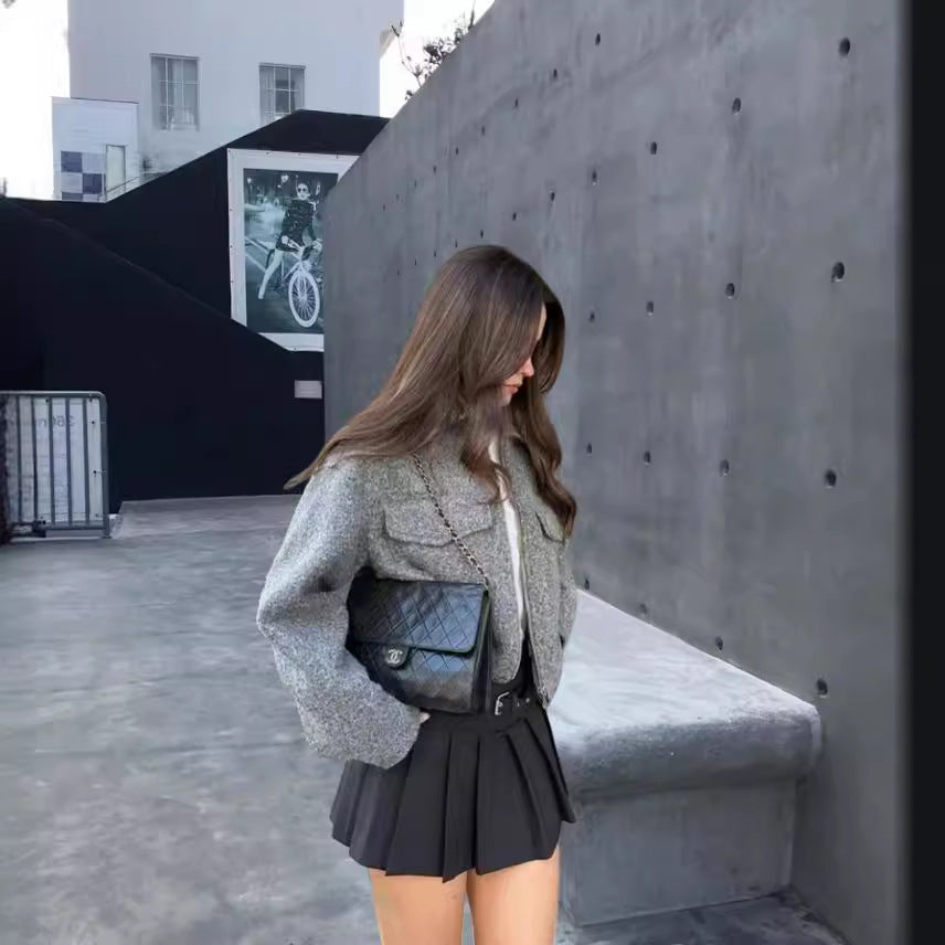Damen Modische Jacke aus hochwertigem Material mit strukturiertem Schnitt R&B