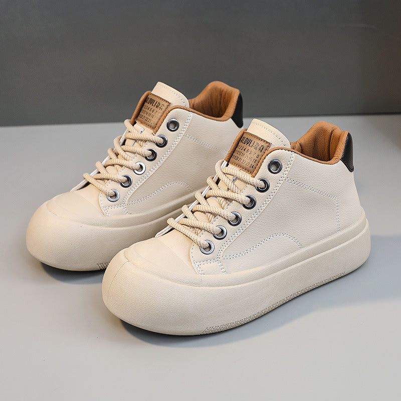 Damen lässige High-Top Sneakers mit dämpfendem Sohlenprofil und strapazierfähigem Obermaterial R&B
