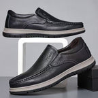 Damen Bequeme Slipper aus hochwertigem Leder mit rutschfester Sohle R&B