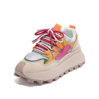 Damen trendige Sneakers mit einzigartigem Design und ergonomischer Dämpfung R&B
