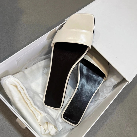 Damen Elegante und moderne Sling-Sandalen mit breitem Riemen R&B
