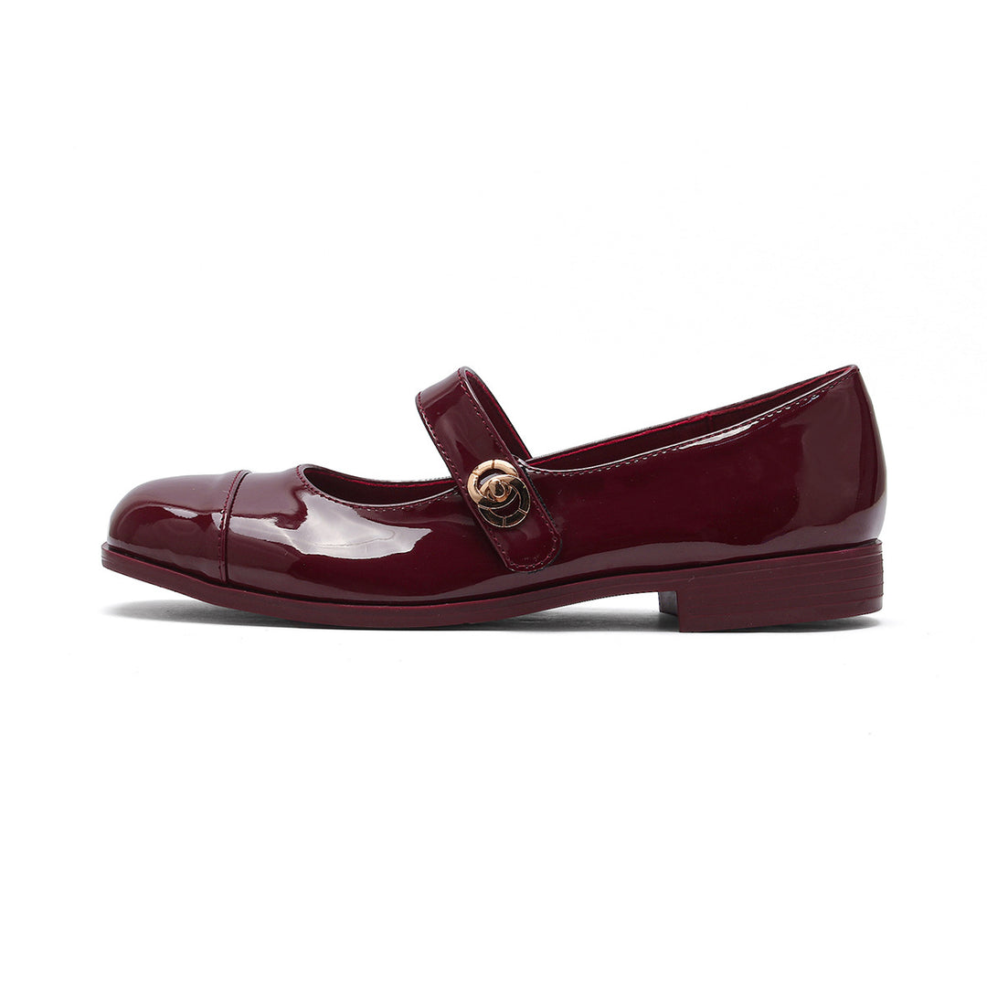 Damen Ballerinas mit eleganter Riemchenverzierung und modischem Kontrastdesign R&B