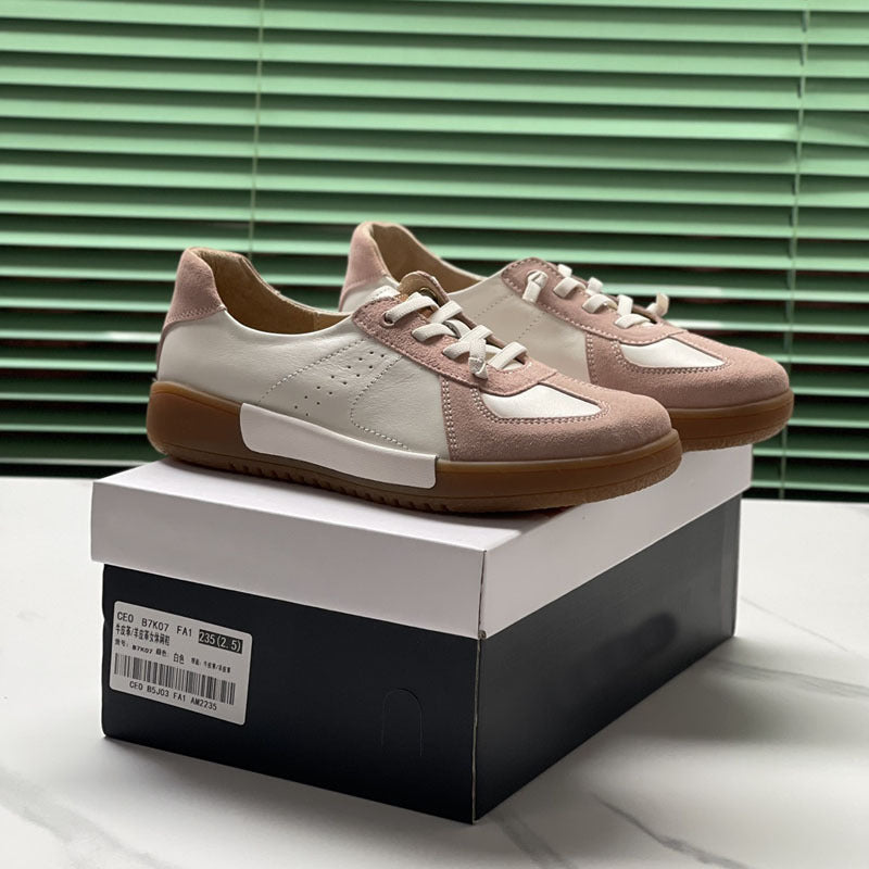 Damen Sportliche Sneaker mit eleganten Suede-Elementen