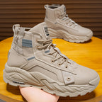 Damen Hohe Schnürstiefel mit trendigem Design und rutschfester Sohle R&B