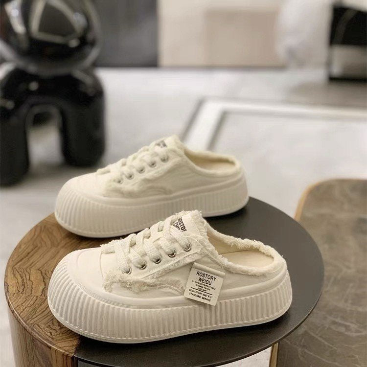 Damen Komfortable Slip-On Sneaker mit modischem Design und stabiler Sohle R&B