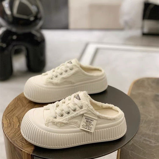 Damen Komfortable Slip-On Sneaker mit modischem Design und stabiler Sohle R&B