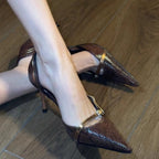 Damen Slingback Pumps mit elegantem Detail R&B