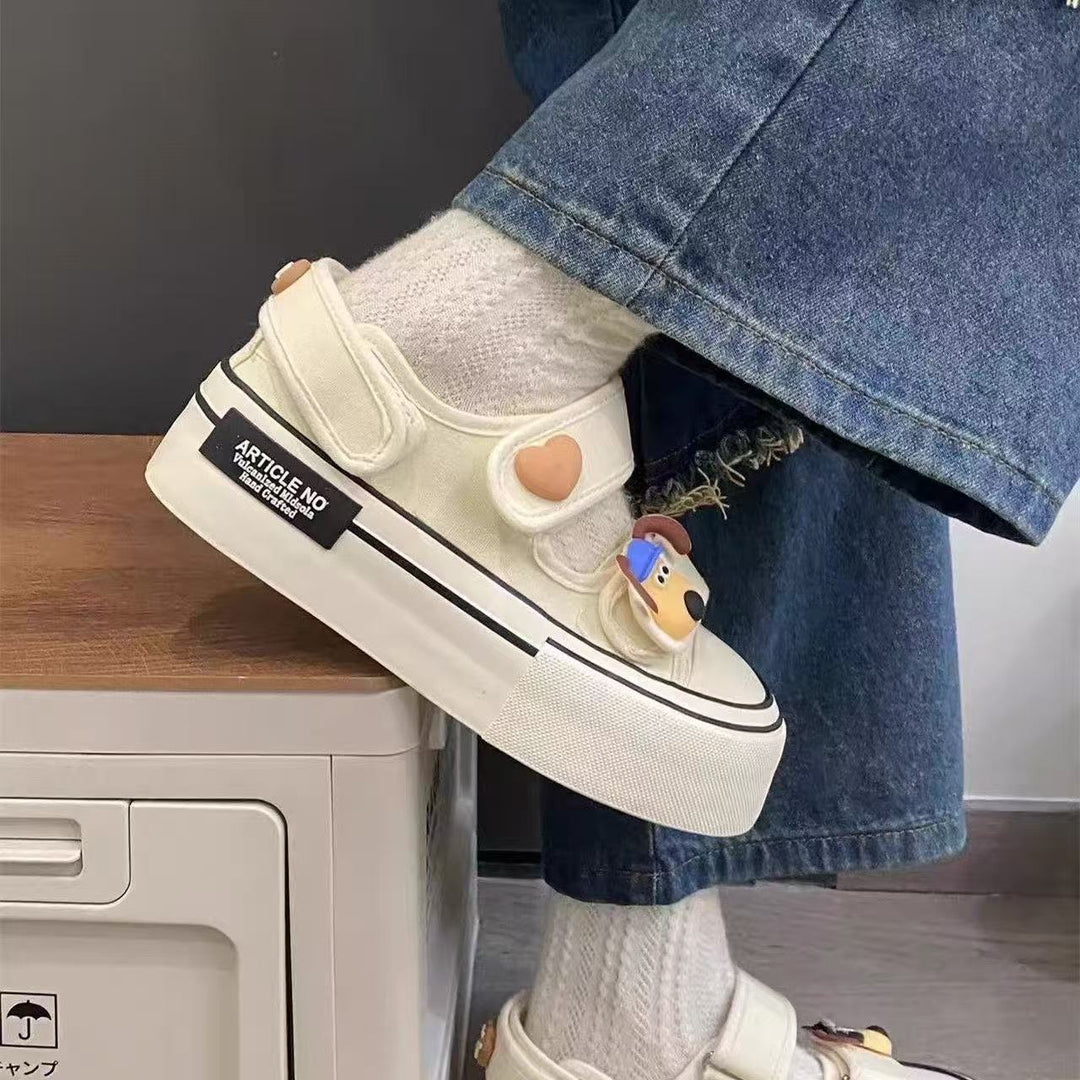 Damen Spielend inspirierte Sneakers mit strapazierfähigem Obermaterial und praktischem Klettverschluss R&B