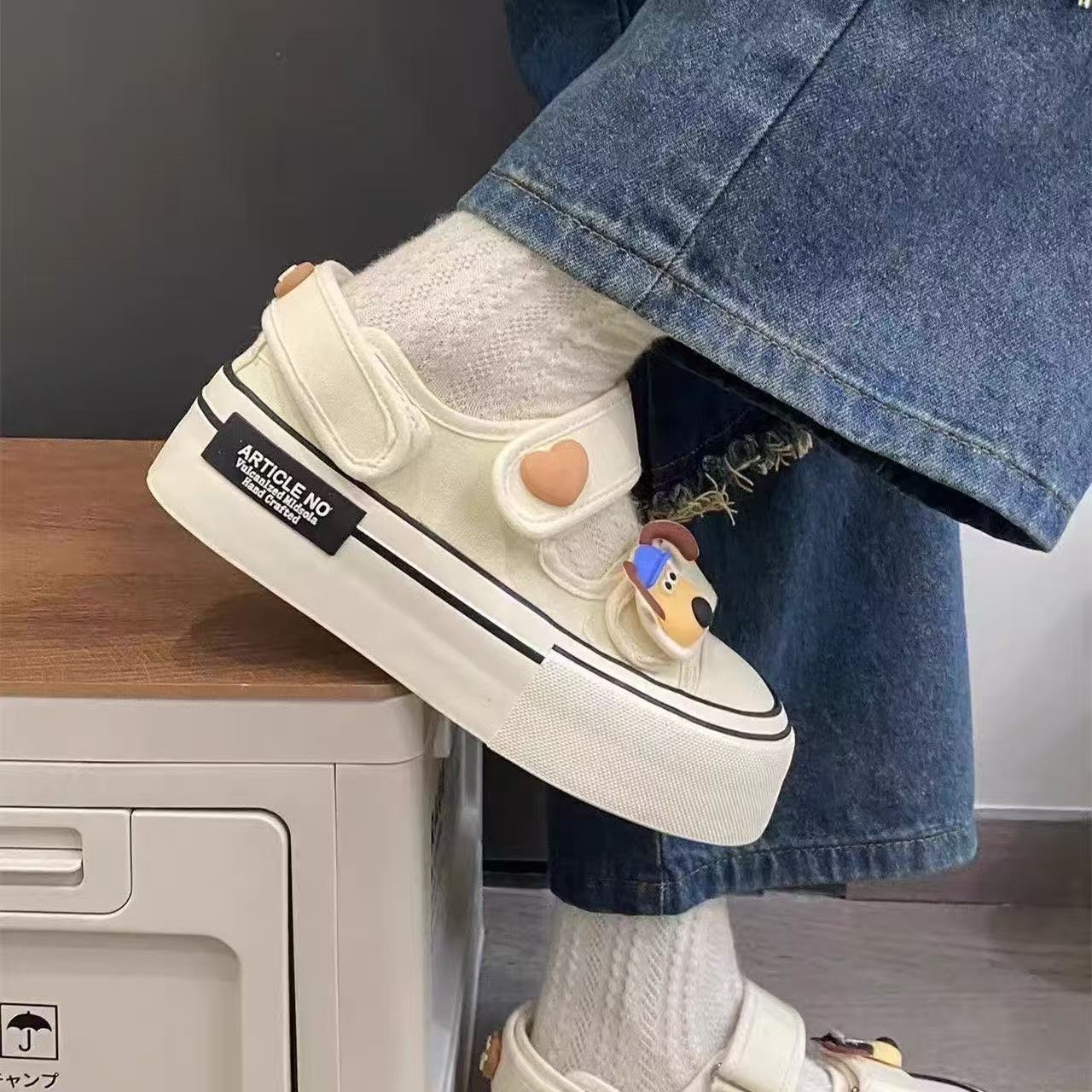 Damen Spielend inspirierte Sneakers mit strapazierfähigem Obermaterial und praktischem Klettverschluss R&B