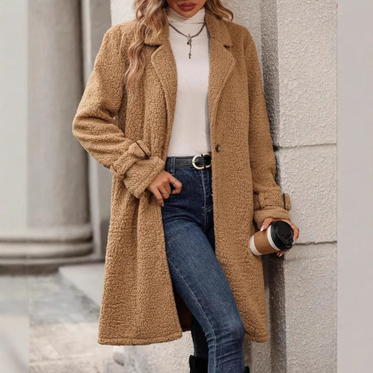 Damen Teddy-Mantel R&B