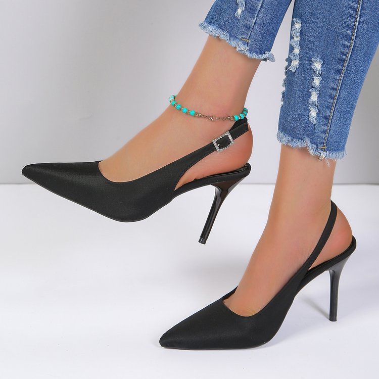 Damen Slingback-Pumps mit elegantem spitzem Zehenbereich und komfortablem Absatz R&B