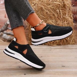 Damen Atmungsaktive Freizeitsneakers mit elastischem Riemendesign R&B
