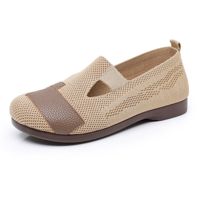 Damen Leichte und atmungsaktive Freizeitschuhe mit elastischem Einschnitt R&B